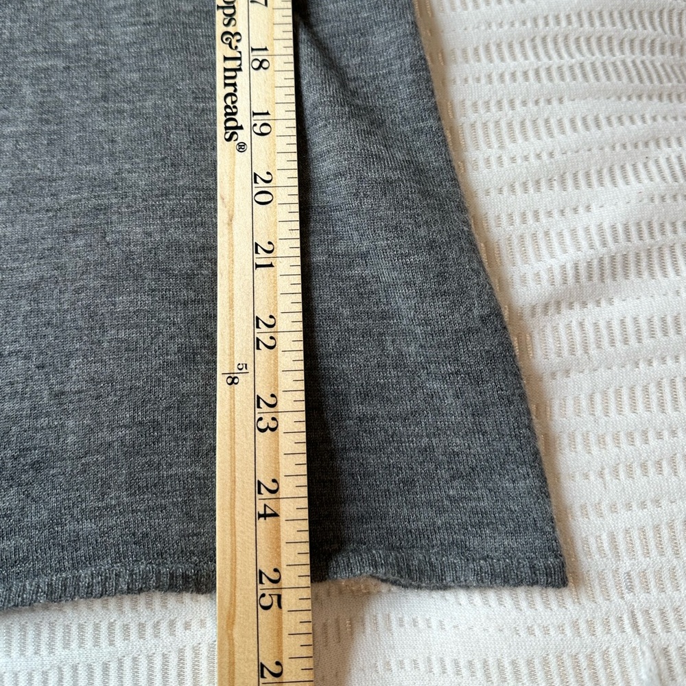 Lela Rose Womens 100% Cashmere Sleeveless Sweater Size L Gray Luxury Old Money - Picture 7 of 7